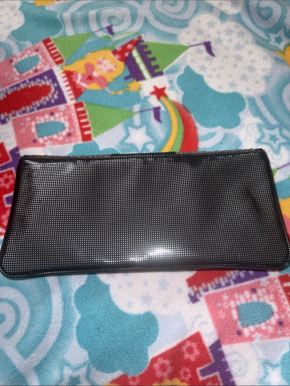 Embellished Silver Rhinestone Clutch Wallet - Picture 3 of 3